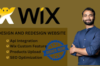 design redesign fix wix ecommerce blog business website development seo