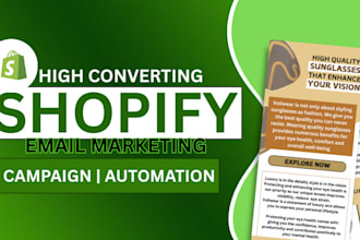 set up klaviyo email flows, shopify marketing, klaviyo email marketing campaign