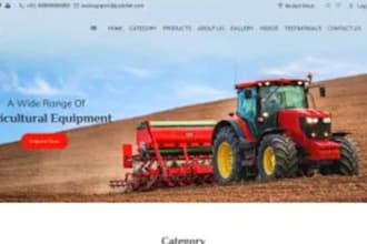 design a responsive farm tool website