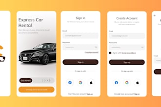 develop a custom flutter app with firebase and API integration