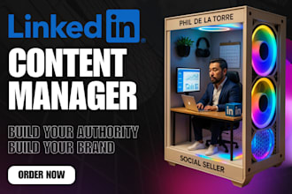 be your expert linkedin manager for focus thought leadership
