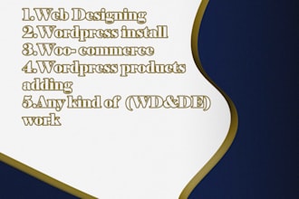 do data entry work and web design