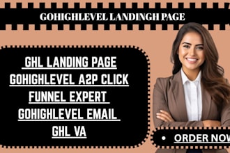 do ghl landing page gohighlevel a2p click funnel expert gohighlevel email ghl va