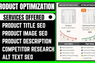 improve your website ranking using SEO with product listing optimization
