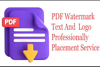 add PDF watermarks logo placement securely
