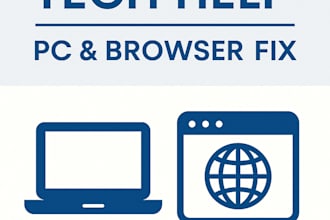 help you fix a small problem on your computer or browser