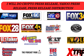 do crypto press release, yahoo press release, press release distribution