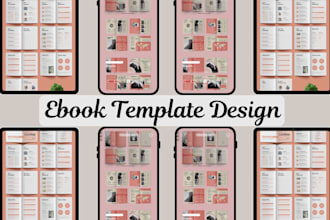 create ebook, canva ebook design, filliable workbook lead magnet canva template