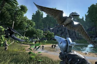 buildup open world survival game,massively online multiplayer,adventure,dinosaur