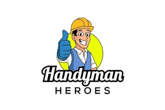 design professional handyman service logo