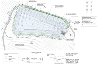 create stormwater, grading and drainage plan with the calculations