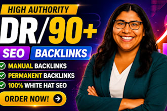 provide DR 90 backlinks with high DR, SEO, dofollow contextual links