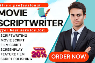 write movie script writing screenplay featured film comedy script screenwriting