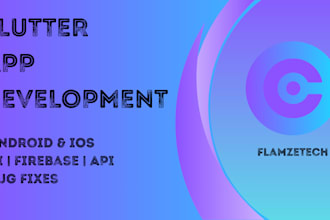 a responsive flutter mobile app UI with clean code