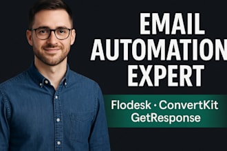 set up flodesk, activecampaign, getresponse, convertkit email automation