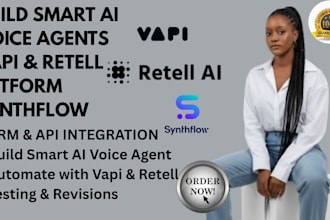 build ai agent, ai calling agent,custom voice agent with vapi, synthflow