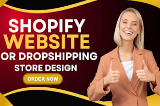 build shopify store redesign shopify dropshipping store shopify website design