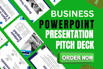 design a professional business presentation in powerpoint or google slides