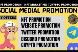 crypto telegram promotion, x twitter marketing manager, telegram promotion, nft