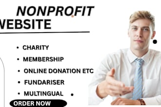 design donation charity ngo nonprofit non profit 501c3 wordpress website