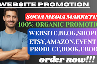 promote your website, business, online store, amazon, product, or any link