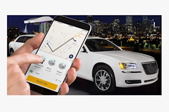 develop chauffeur app, website, limousine app, website, taxi booking app