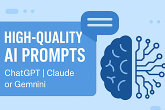 high quality ai prompts for chatgpt, claude, or gemini