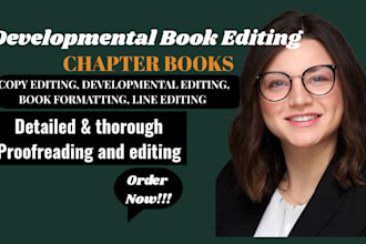 be developmental book editor on self help book non fiction proofread and format