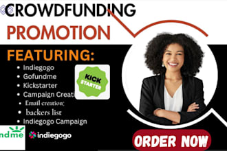 do viral crowdfunding campaign on kickstarter, gofundme, for fundraising