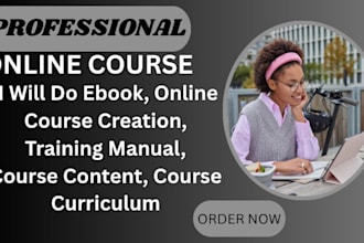 do ebook online course creation training manual course content course curriculum