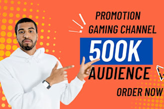 do promotion and review of your game and mobile app on my 500k youtube