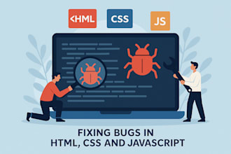 fix bugs in HTML,CSS ,javascript