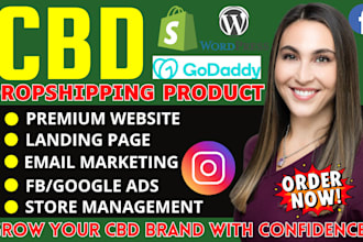 cbd shopify store cannabis dropshipping product, marijuana ecommerce website