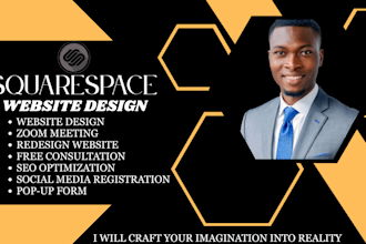 build squarespace website design or develop squarespace website
