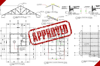 create foundation plan, floor, framing plans in autocad