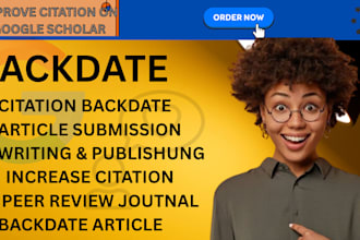 backdate write and publish article citation in google scholar peer reviewed