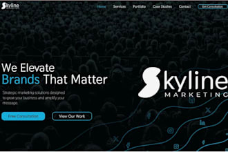 develop website as a full stack web developer, frontend and backend