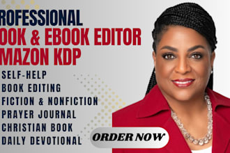 edit, format, proofread christian book, prayer journal daily devotion, self help
