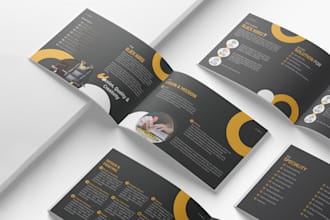 design an amazing brochure, company profile