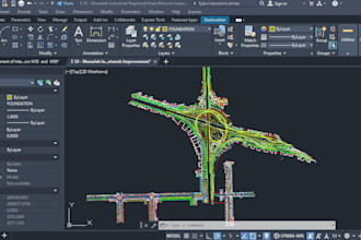 do professional autocad survey drafting topographic map and land subdivision