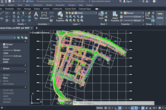 do professional autocad survey drafting topographic map and land subdivision