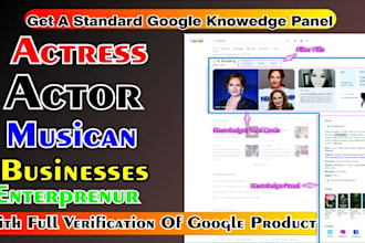 claim and verified google panel, knowledgepanel for personal, brand and company