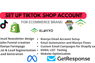 fix tiktok shop, setup tiktok dropshipping shop, facebook shop, instagram