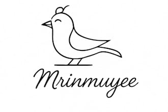 design a modern minimalist line art logo for your brand
