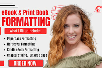 do paperback hardcover kindle acx book formatting layout design for amazon kdp