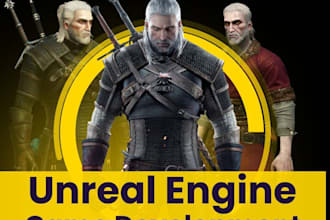 do unreal engine action game, 3d game development, ue5 pc game