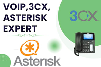 configure 3cx, setup auto dialer sip trunk and voip