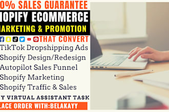 do guarantee sales shopify tiktok shop program ecommerce marketing sales funnel