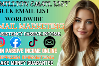 send 100 million USA email bulk, sms bulk email blast campaign to inbox