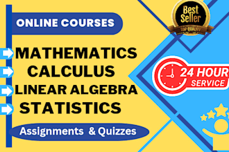 assist in calculus algebra statistics mathematics and math test